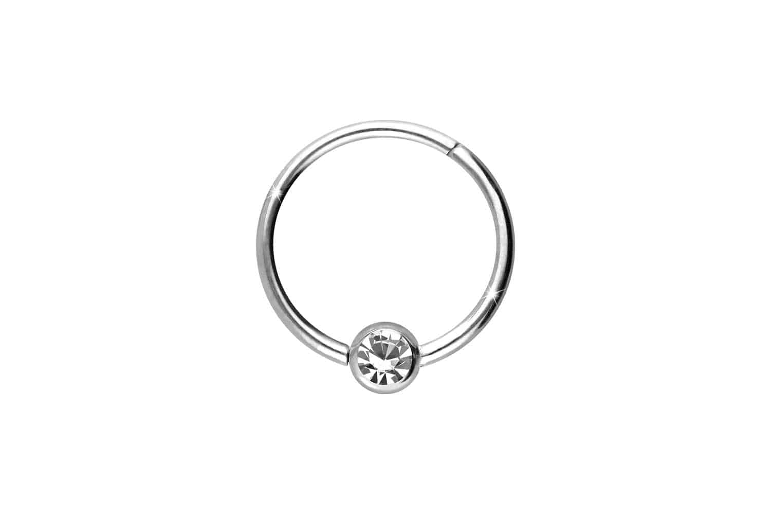 Titan Segmentring Clicker Piercing KRISTALL ++SALE++